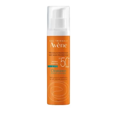 Fluid pentru protectie solara cu SPF 50+ Cleanance, 50 ml, Avene