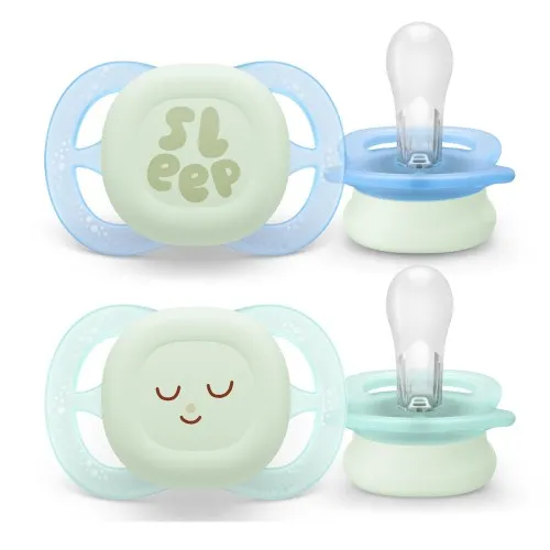 Suzeta Ultra Start Sleep Noapte 0-2luni, 075/08, 2 buc, Avent Philips