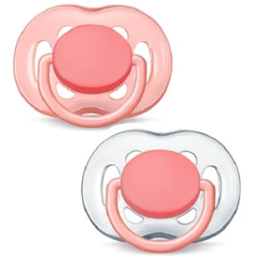 Avent Philips 178/28 Suzeta 6-18 luni Freeflow Fete x 2