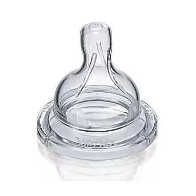 Tetina Airflex 1 Orificiu 0 luni 631/27, 2 buc, Avent Philips