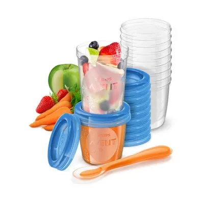Recipiente pentru Stocarea Hranei, 721/20, 20 bucati, Avent Philips 