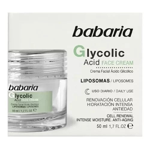 Crema Anti-Aging cu Acid Glicolic 50 ml, Babaria