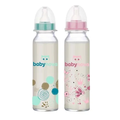 Baby Nova 43706 Biberon Sticla Decor x 250ml