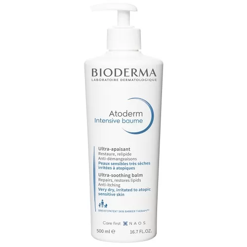 Balsam calmant piele atopica Atoderm Intensive, 500ml, Bioderma