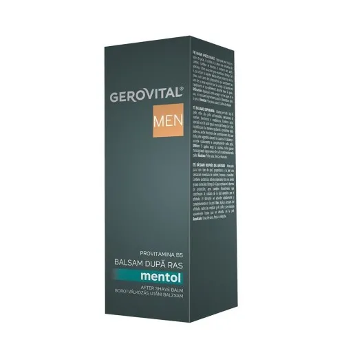 Balsam dupa ras mentol Gerovital Men, 100ml, Farmec