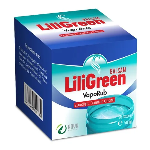 Balsam LiliGreen Vaporub, 50 ml, Adya