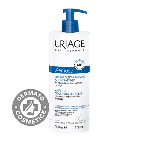 Balsam Oleo-Relipidant Xemose pentru fata si corp, 500ml, Uriage