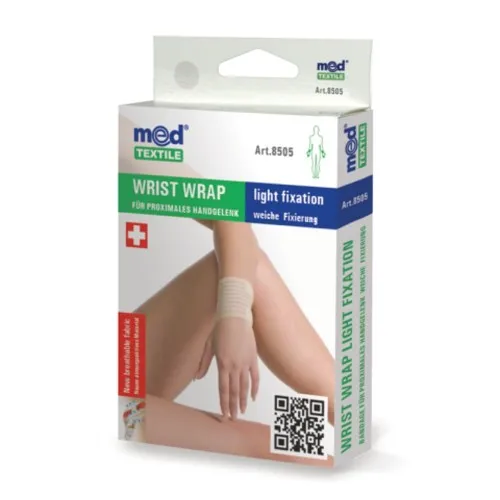 Bandaj elastic pentru incheietura mainii, bej, marimea S/M, 8505, Med Textile