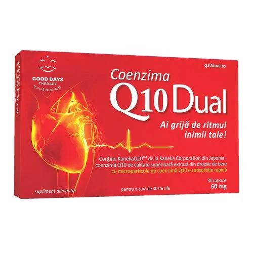 Barney`s Coenzima Q10 Dual 60 mg, 30 capsule