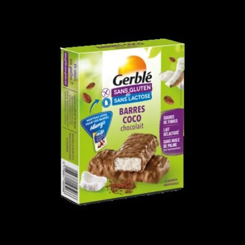 Batoane Ciocolata-Cocos Gerble, 100 g, Gerble