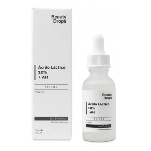 Ser exfoliant cu Acid Lactic 10% + HA, 30ml, Beauty Drops