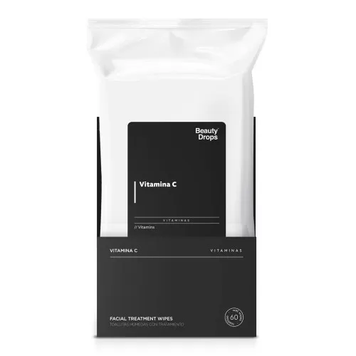 Servetele Faciale cu Vitamina C, 60 bucati, Beauty Drops