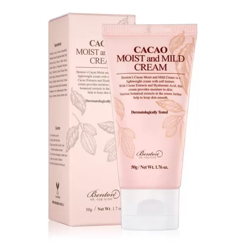 Crema hidratanta cu extract de cacao, 50 g, Benton