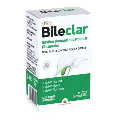 Bileclar, 30 capsule, Sun Wave Pharma