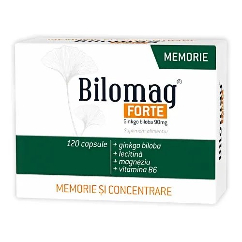 Bilomag forte memorie, 120 capsule, Zdrovit