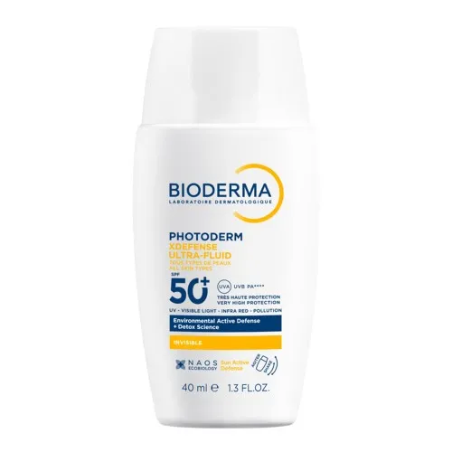 Fluid invizibil cu protectie solara SPF50+ Photoderm Xdefense, 40 ml, Bioderma