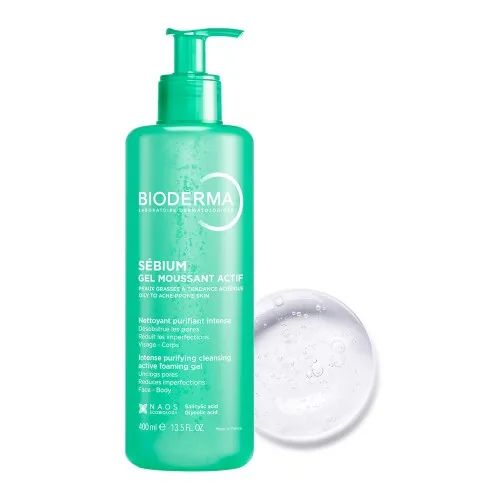 Gel Spumant Activ Sebium, 400ml, Bioderma