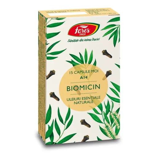Biomicin, 15 capsule, Fares