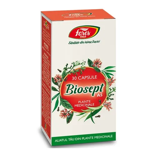 Biosept, 30 capsule, Fares