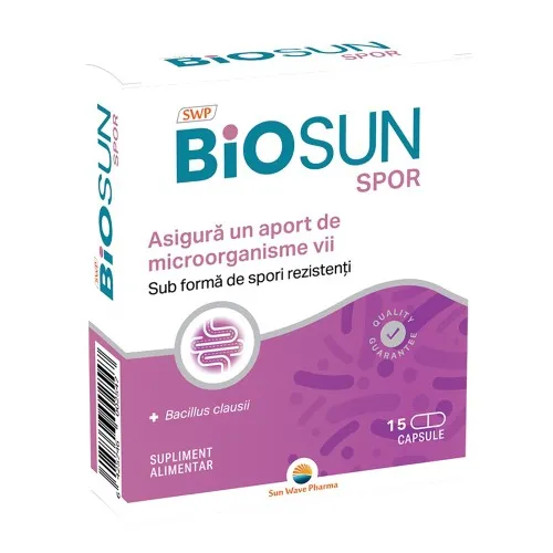 BioSun Spor, 15 capsule, Sun Wave Pharma
