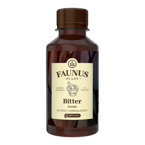 Bitter 30 Plante fara Alcool, 200ml, Faunus Plant