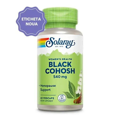 Black Cohosh 540mg Solaray, 60 capsule, Secom