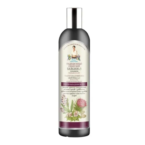 Balsam Impotriva Caderii Parului cu Propolis de Brusture, 550ml, Bunica Agafia