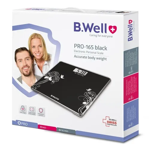 Cantar Electronic Negru PRO-165, B.Well