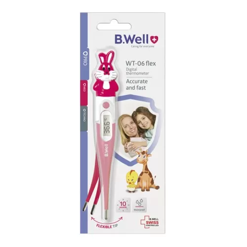 B.Well Termometru Digital Kids Flex WR-06-Iepuras