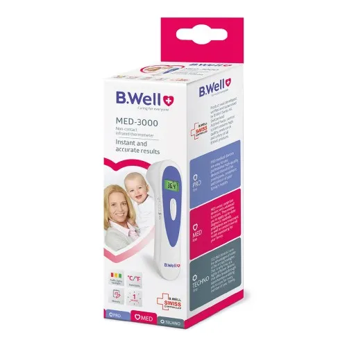 Termometru Electronic cu Infrarosu Non-contact MED-3000, B.Well