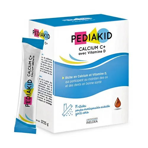 Calcium C+ Vit D3, 14 plicuri, Pediakid