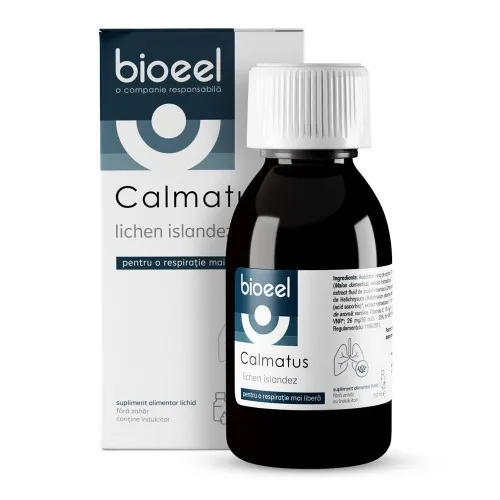 Sirop cu lichen islandez Calmatus, 150 ml, Biooel