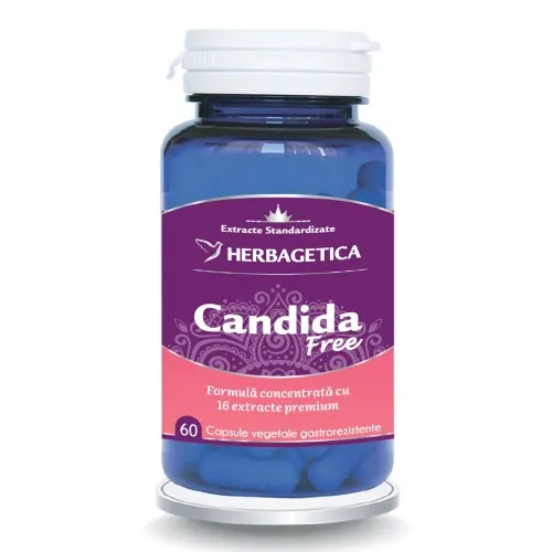 Candida Free, 60 capsule, Herbagetica