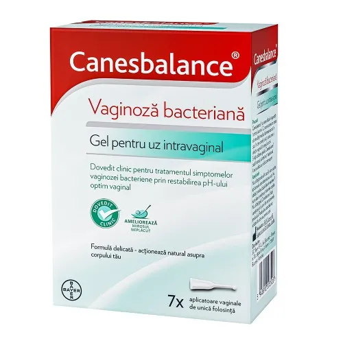 Canesbalance gel pentru uz intravaginal, 7 aplicatoare x 5ml, Bayer