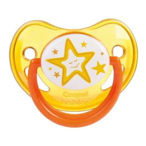 Canpol 22/502 Suzeta de Noapte Ortodontica Silicon 18 luni+ x 1 buc