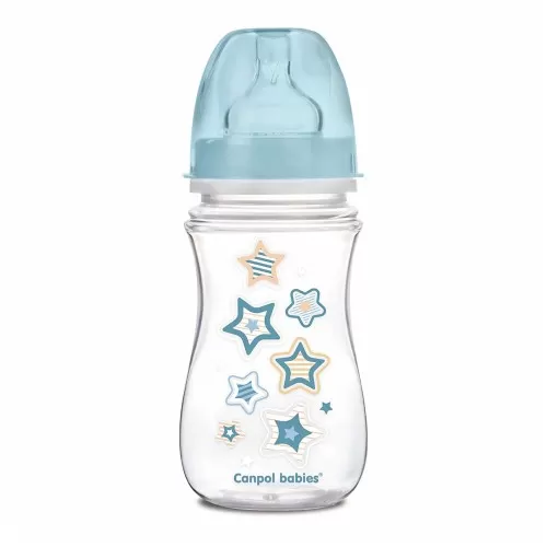 Biberon Anticolici Gat Larg, 35/206, 240 ml, Canpol