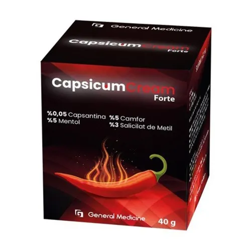 Crema Capsicum Forte, 40g