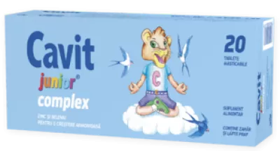 Cavit Junior Complex, 20 tablete, Biofarm