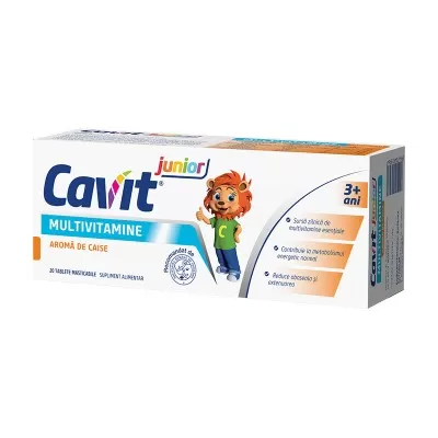 Cavit Junior caise, 20 tablete, Biofarm