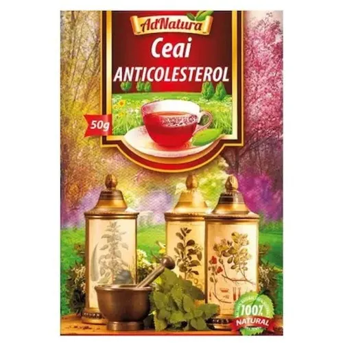 Ceai Anticolesterol vrac, 50g, Adnatura