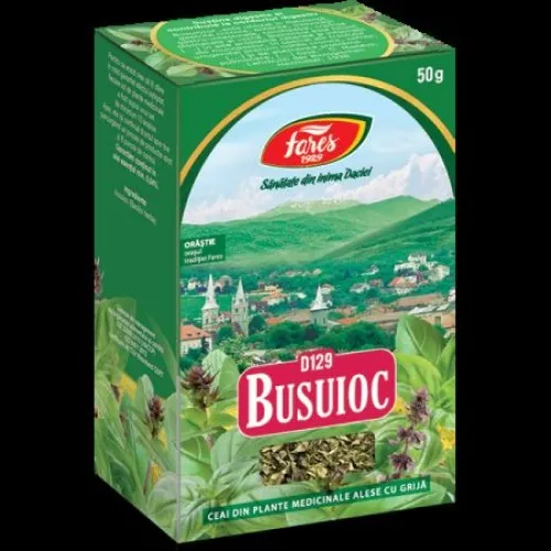Ceai Busuioc iarba, D129, 50 g, Fares