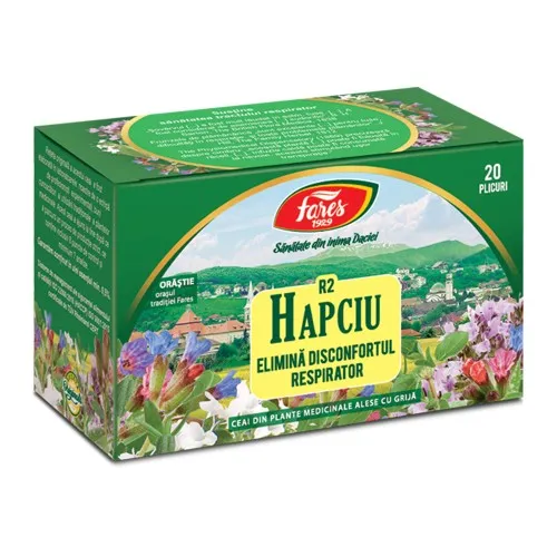 Ceai Hapciu, R2, 20 plicuri, Fares