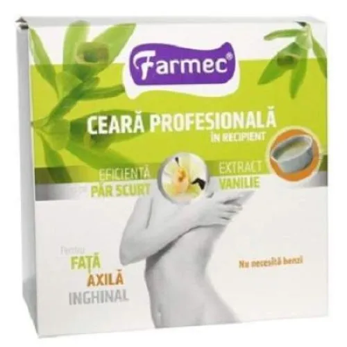 Ceara depilatoare profesionala, 100 g, Farmec