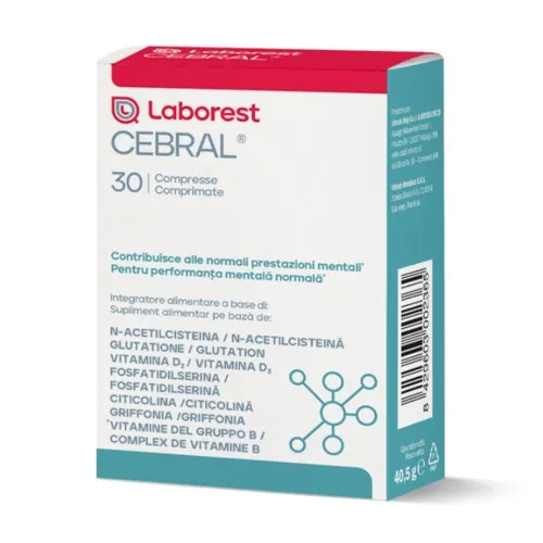 Cebral, 30 comprimate, Laborest Italia