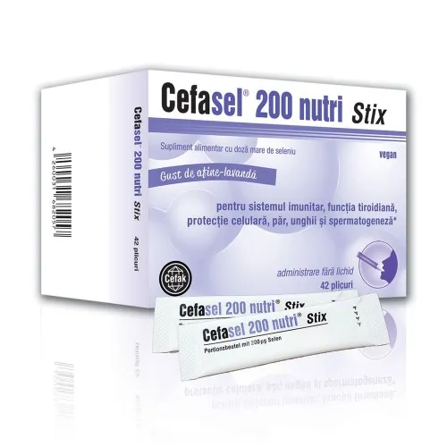 Cefasel 200 Nutri Stix, 42 plicuri