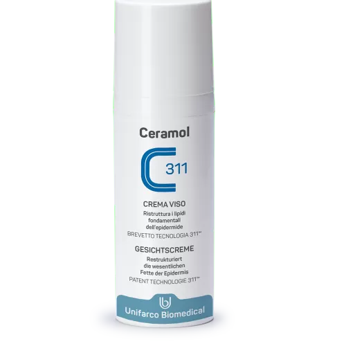 Crema de fata hidratanta pentru ten sensibil reactiv, 50 ml, Ceramol