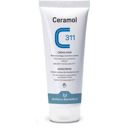 Crema reparatoare pentru maini, 100 ml, Ceramol