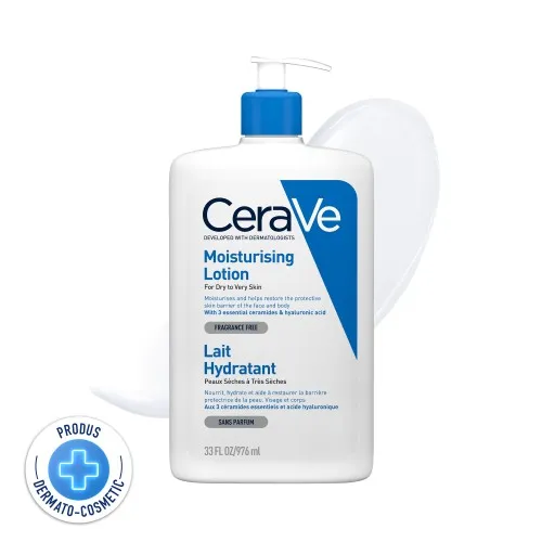 Lotiune Hidratanta Fata si Corp Piele Uscata si Foarte Uscata, 976ml, Cerave