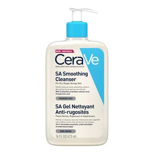 Gel de curatare exfoliant pentru pielea uscata si aspra cu rugozitati, 473ml, CeraVe