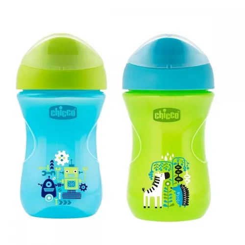 Canuta Easy Cup +12luni Albastru/Verde, 0696120-7, 266 ml, Chicco